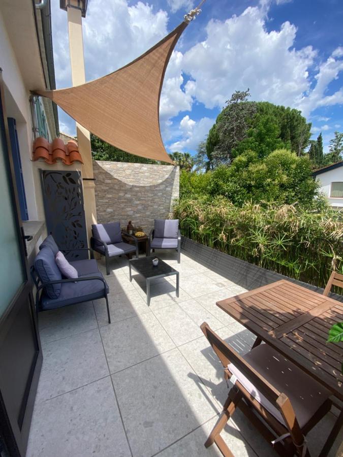 L'Esplanade, Appartement En Centre-Ville Au Calme Puisserguier ภายนอก รูปภาพ