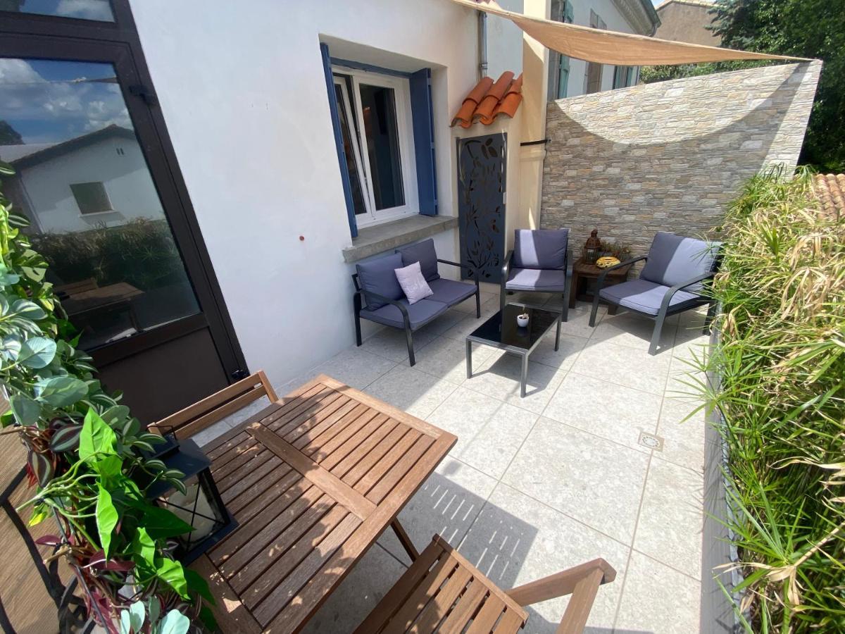 L'Esplanade, Appartement En Centre-Ville Au Calme Puisserguier ภายนอก รูปภาพ